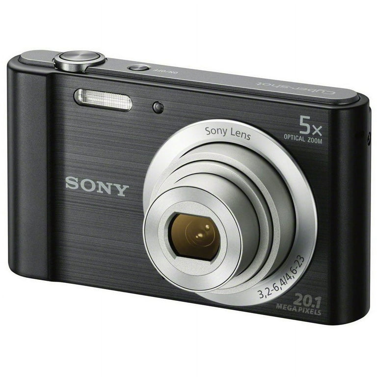 Sony Cyber-shot W800 Compact Digital Camera (Black) - Walmart.com