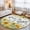 Yellow Gray, variant on Kitchen Mats for Floor 3x5 Ft, Summer Sunflower Non Slip Area Rugs for Kitchen Bedroom Entryway, Vintage Floral Botanical Bee Washable Carpet Runner Rug Floor Mats for Bedroom Home Decor