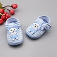 thumbnail image 2 of Baby Girls Cartoon Bear Pattern Casual Cotton Shoe Striped Soft Sole Shoes, 2 of 8