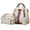 Beige, variant on 4-Piece PU Leather Handbag Set with Aztec Print Shoulder Bag Crossbody and Clutch for Women Daily Use 9.8 x 5.1 x 9.8 inches