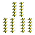 thumbnail image 1 of 30 Piezas Anillos de Servilleta Hechos A Mano Amarillo de Imitación de Limón con Anillo de Servilleta de Vid para Boda, Cena, Banquete, Servilleta, 1 of 1