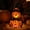 B, variant on Halloween Stacked Metal Pumpkin Light Decor, Light-Up Triple Tower Pumpkin Lantern with Dancing Skeleton Cutouts, Pumpkin Lantern Tabletop Ornament, 11.8*3.9inch