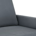 thumbnail image 3 of vidaXL Sofa Chair Upholstered Accent Armchair Sofa Comfort Light Gray Velvet, 3 of 7