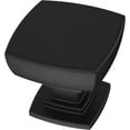 thumbnail image 1 of Perillas para gabinete Franklin Brass Parow cuadradas negro mate 2,9 cm, 1 of 9