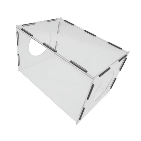 NEW Enclosed Grinding Dust Box Cover Polishing Hood Dustproof Transparent Rectangle