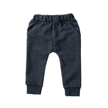 

luethbiezx 1-4T Toddler Kid Boys Cotton Pants Monster Style Casual Trousers