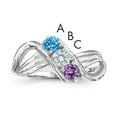 thumbnail image 1 of Montage de Bijoux en Argent Sterling Rhodié XMR12/3SSM-5 (mm x 2mm), 1 of 3