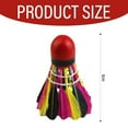 thumbnail image 5 of Colorful Feathers Jianzi Shuttlecock, Environmentally Friendly Rubber Base Training Ball For Junior Players And Amateur, Enhancing Leg Muscle Strength And Body Flexibility In Indoor Outdoor Sports, 5 of 5