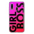 thumbnail image 1 of MUNDAZE Samsung Galaxy A20 Shockproof Clear Hybrid Protective Phone Case Pink Clear Funny Text Quote Girl Boss Cover, 1 of 6