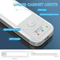 thumbnail image 2 of 3-Pack LED Motion Sensor Light, Wireless Under Cabinet Lights with 3 Modes, USB Rechargeable for Home, Wardrobe, Closet, Cabinet (White), 2 of 5