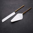 thumbnail image 6 of INOX Camellia Cake Server 2 Pc. Set, 6 of 6