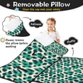 thumbnail image 3 of Leopard Pattern with Green and Black Spots Toddler Nap Mats for Kids Preschool,Sleeping Mat Bag or Kids,Toddler Sleeping Bag,Toddler Nap Mat or Daycare, 3 of 6