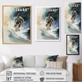 thumbnail image 4 of Designart "Surfers Paradise Beach Photo I" Nautical & Beach Floater Framed Canvas Wall Art, 4 of 7