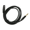 thumbnail image 1 of XLR Female to 1/4 Mic Cable, 3Pin XLR Female to 1/4 Inch 6.35mm TRS Jack Cable for Microphone Mixer Amplifier, Balance XLR Female to 6.35mm TRS Plug Cable, 1 of 7