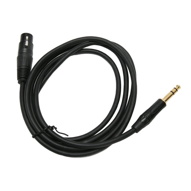 XLR Female to 1/4 Mic Cable, 3Pin XLR Female to 1/4 Inch 6.35mm TRS Jack Cable for Microphone Mixer Amplifier, Balance XLR Female to 6.35mm TRS Plug Cable