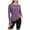 Purple [Mix & Save More] [New Arrivals], variant on Women's Thumbhole Long Sleeve Hoodie Sweatshirt Pullover Top Round Neck Loose Fit Moisture Wicking Athletic Hiking Outdoor Running Tennis Sporty Casual | CSEONE,Black L