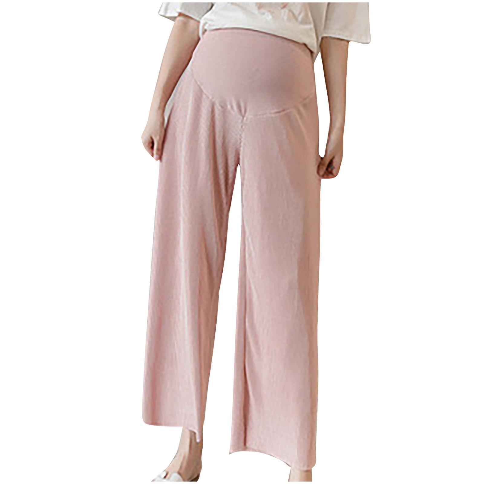 FAIWAD Maternity Palazzo Pants Pantalon Grand Décontracté Taille