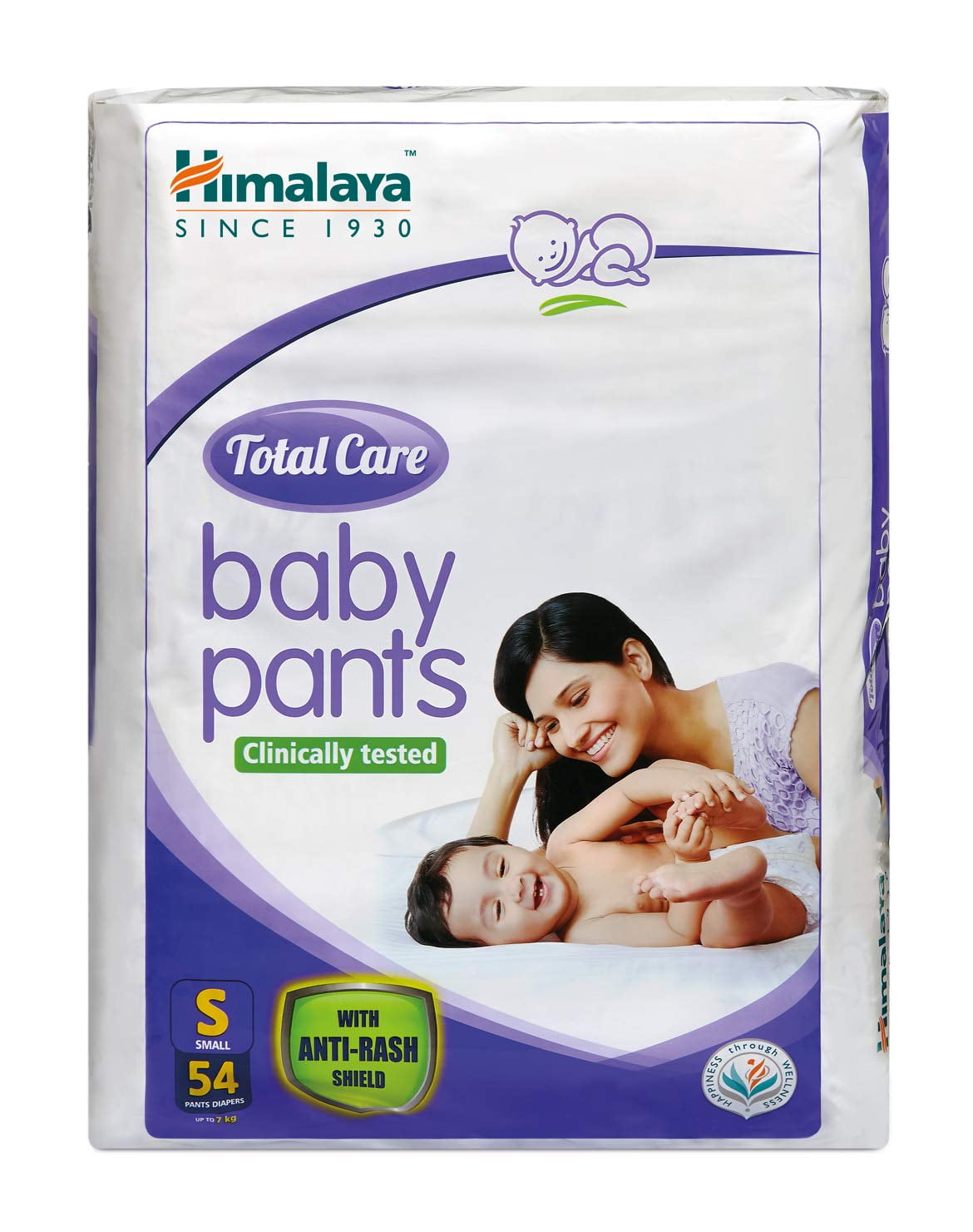 Himalaya Total Care Baby Pants Diapers Monthly Mega Box, Small (162 Count)  | Dealsmagnet.com