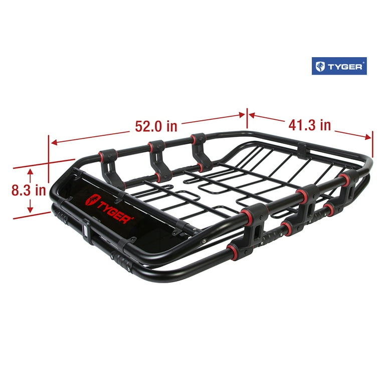 Tyger Auto TG RK1B976B Super Duty Roof Cargo Basket L 52
