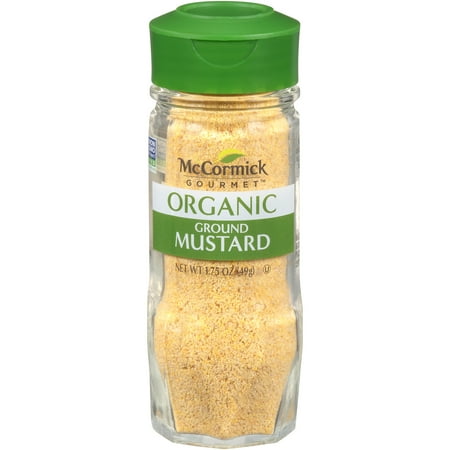 - McCormick Gourmet Organic Ground Mustard, 1.75 oz