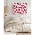 thumbnail image 3 of Strawberry Wall Art for Living Room,Canvas Picture Wall Decor for Bathroom Bedroom,Pink Spring Summer Rustic Floral Fruit Painting Artwork for Office Kitchen Hallway Dining Room Home Decor 16"x20", 3 of 8
