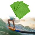 thumbnail image 6 of 4Pcs Deck Grip Mats, Non Slip Surfboard Traction Pads, EVA Foam Sheet Deck Tail Pad, Surfboard Pad, Boat Decking Sheet for Skimboard Skateboard Green, 6 of 8