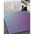 thumbnail image 2 of Tapis à Motifs Violet Clair Bleu, pat1530lblu, 2 of 8