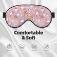thumbnail image 3 of Goofa Seafood Printed Sleep Eye Mask for Men Women, Zero Eye Pressure Sleeping Mask, Light Blocking Night Blindfold, Soft Eye Shade Cover, 3 of 7