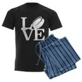 thumbnail image 6 of CafePress - Love Hockey Men's Dark Pajamas - Men's Dark Loose Fit Cotton Pajama Set, 6 of 7