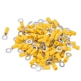 thumbnail image 4 of 100 conectores de cable de cobre y PVC con terminal de aislamiento de crimpado de anillo para equipos eléctricos, 4 of 14