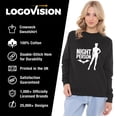 thumbnail image 4 of Batman Catwoman Night Person Women's Crew Sweatshirt, 4 of 6