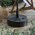 thumbnail image 2 of Greemotion Fab 17.75" Black Plastic Fillable Free Standing Umbrella Base, 2 of 8