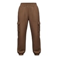 thumbnail image 6 of Zormilly Cargo Sweatpants for Women Fall Winter Elastic High Waisted Joggers with Pockets Hiking Sports Loose Sweatpants, S-3XL, 6 of 8