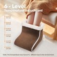 thumbnail image 4 of Heating Pad for Foot, Electric Heated Foot Warmer, 6-Level Heating &4-Level Timing, Winter Gifts-UL, 4 of 5
