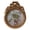 GoldenC, variant on Antique Gold Photo Frame Round, Vintage Resin Ornate Frame for Bedroom or Office, Baroque Style Picture Holder for 4x6 Photos