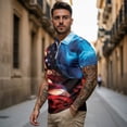 thumbnail image 3 of Aplkyhs 250th Anniversary Matching Couple Golf Shirts Mens Hawaiian Shirt Golf Accessories for Men Mens Shirts Casual Soft and Comfortable for Golf Tennis Hiking Running Gym, 3 of 6
