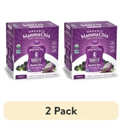(2 pack) Mamma Chia Chia Squeeze Vitality Snack - Blackberry Bliss, 3.5 Ounce Pouches, 4 Count