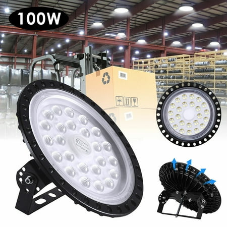 

100W UFO LED High Bay Light 13000lm Commercial Industry Factory Workshop Garage Lamp