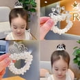 thumbnail image 3 of Children Crown Headdress Princess Head Ropes Korea New Beads Flowers Little, 3 of 6