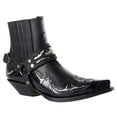 thumbnail image 2 of TIMIFIS Bottes Hommes Milwaukee Bout Rond Mi-Mollet Noir Joyeux Noël, 2 of 3