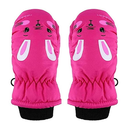 

Dido Children s Ski Gloves Mittens Waterproof and Windproof Snow Gloves Cartoon Rabbit Mittens Gloves Warm Winter Gloves
