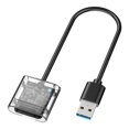 thumbnail image 1 of Seitruly M.2 to USB 3.0 SSD Adapter SSD HDD Box Case  Enclosure Reader Box Converter Estaciones de acoplamiento para portátiles Transparente, 1 of 1