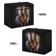 thumbnail image 3 of HELLHERO Horse Pattern Sewing Machine Cloth Cover and Carry Handle Lightweight & Sturdy Universal Home Indoor, 3 of 8
