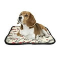 thumbnail image 2 of ABPHQTO Tree Japanese Cherry Blossom Sakura Nature Pet Dog Cat Bed Pee Pads Mat Cushion Potty Dogsblankets Crate Bed Kennel 36x48 inch, 2 of 4