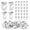 30 Pairs, variant on 30 Pairs White Enamel Heavy Duty T-Bar Drop Ceiling Hooks, Holds Up To 20 Lbs