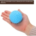 thumbnail image 3 of uxcell 4 Pcs Balles Réutilisables pour Sécheuse à Lessive Balles de Séchage en Vinyle pour Réduire les Rides Assouplissant Statique pour Tissus Réduire le Temps de Séchage Économiser l'Énergie, Bleu Ciel, 3 of 5