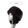 thumbnail image 6 of Eoperou Beanie Flat Top Windproof Brimless Russian Style Women Thick Fluffy Faux Fur Winter Hat for Daily Life, 6 of 8