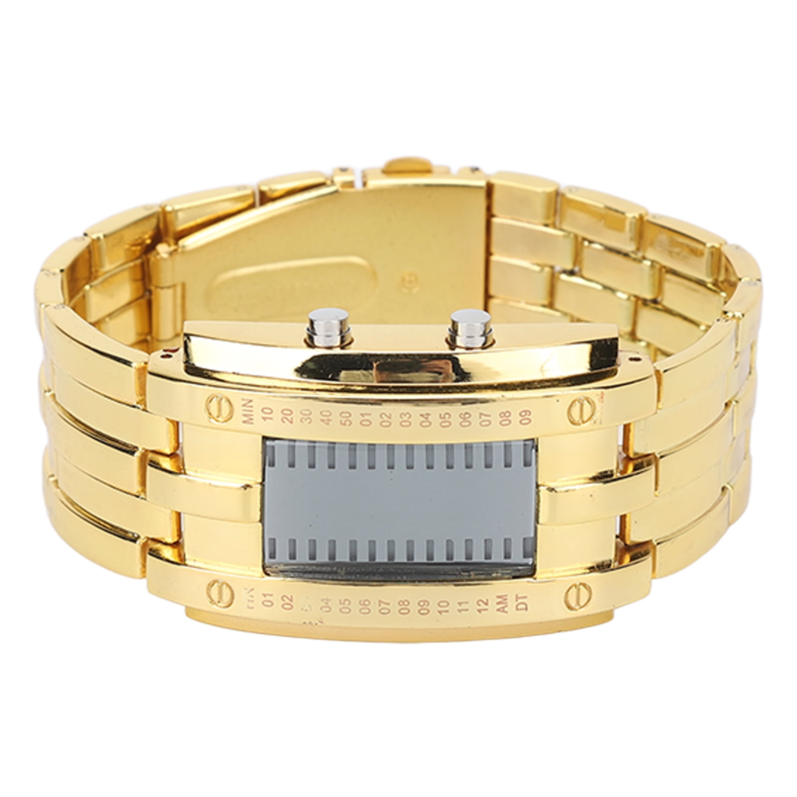 Business Watch, Accurate Alloy Binary Time Mode Display Men's