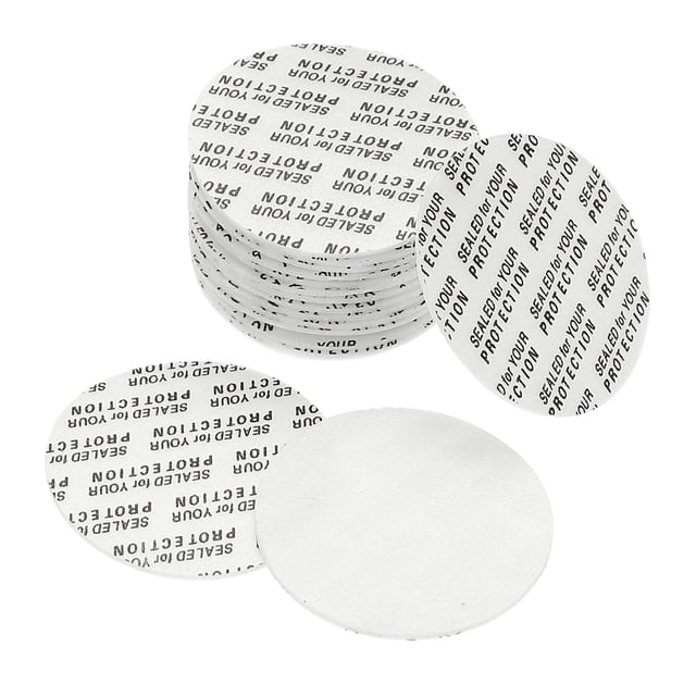 Unique Bargains 33mm PS Mousse Résistant Inviolable Pression Joint Sensible Blanc 150 Pack