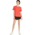 thumbnail image 2 of Athletic Works Women's and Women's Plus ButterCore Tee with Short Sleeves, Sizes XS-4X, 2 of 5